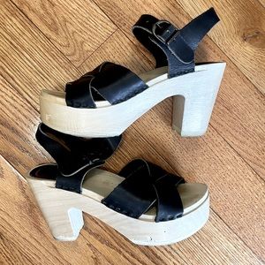 No. 6 Store Platform Clog Sandals 38